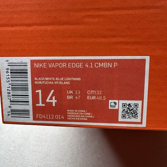 Nike Vapor Edge Speed 360 2 NRG 2023 NFL Combine FD4112-014 UNRELEASED NEW - Picture 13 of 13